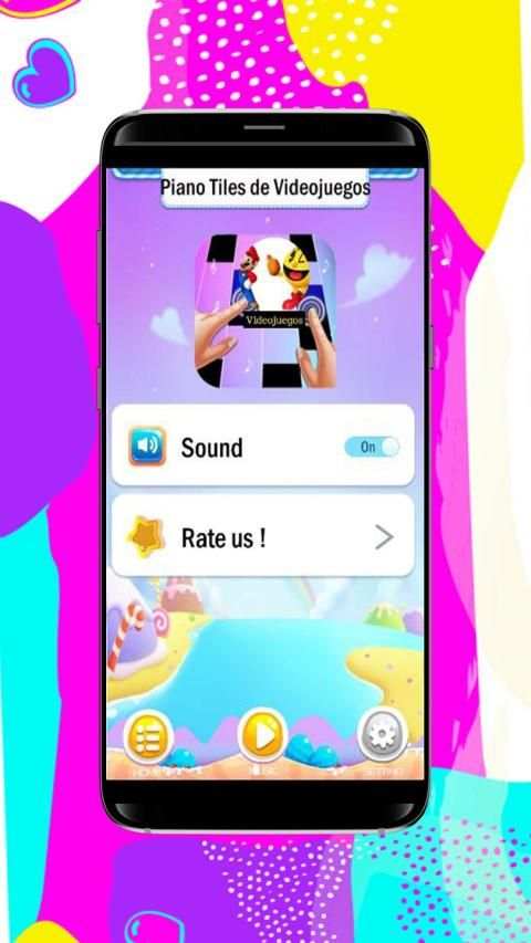 Piano Tiles de Videojuegos screenshot 1