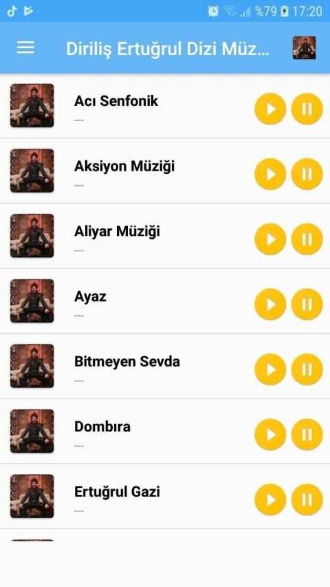 Diriliş Ertuğrul Dizi Müzikleri 5 تصوير الشاشة