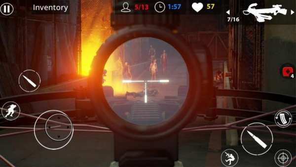Zombie War Survival स्क्रीनशॉट 1