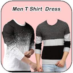 Men T Shirt Dress Photo Montage New