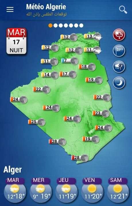 Météo Algerie screenshot 4