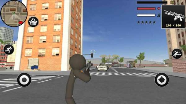 Panther Stickman Rope Hero Crime City Battle स्क्रीनशॉट 2