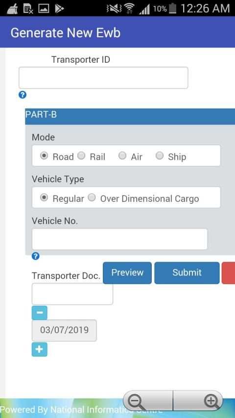 Smart E way bill Generate Mobile screenshot 2