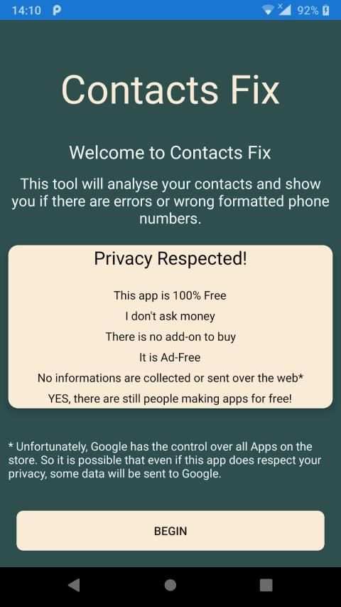 Contacts Fix screenshot 5