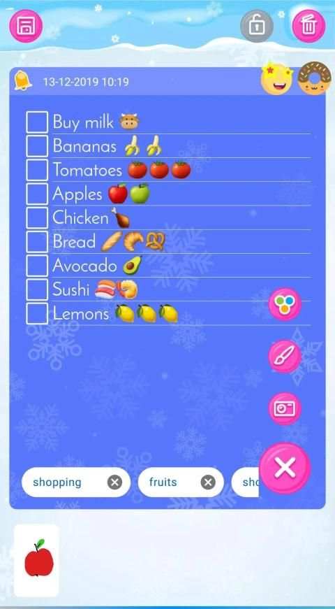 Winter Princess Notepad screenshot 14