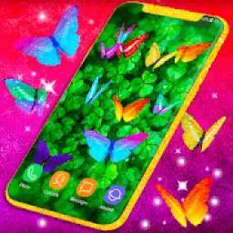 Neon Butterfly Live Wallpaper *Glow Forest Themes