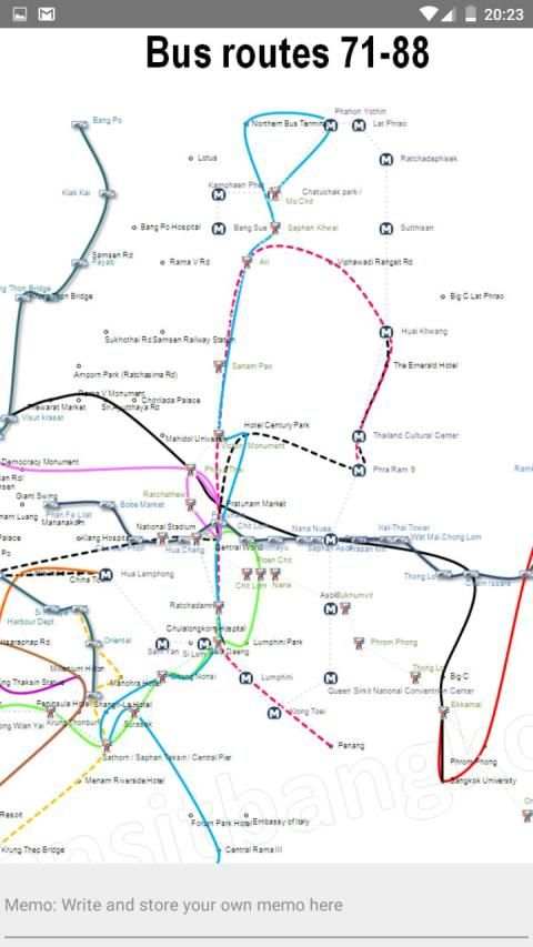 BANGKOK BUS MAP screenshot 3