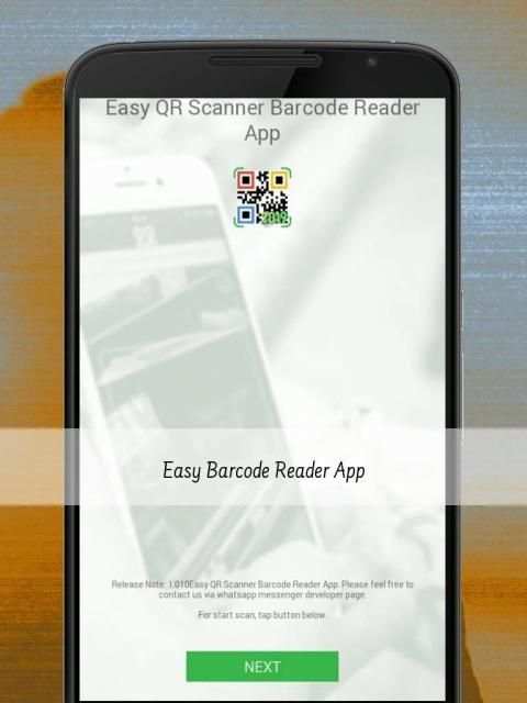 Easy QR Scanner/Barcode Reader App screenshot 1