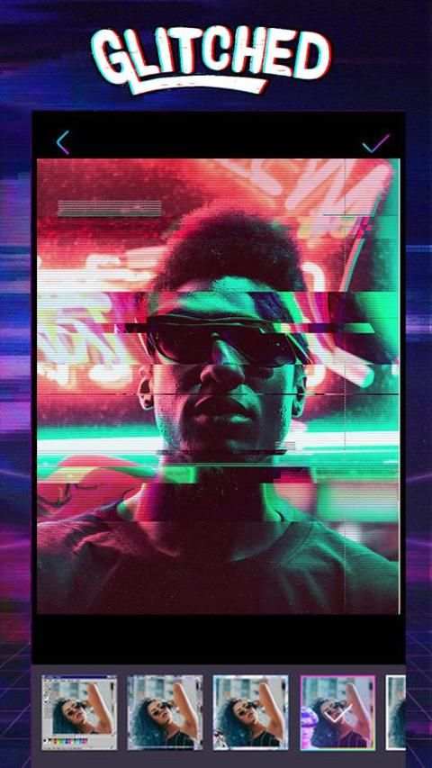 Glitch Photo Editor - Vhs Vintage, Retro Effects स्क्रीनशॉट 2