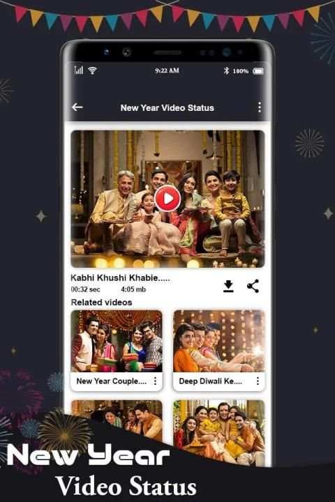 Happy New Year Video Song Status 2020 स्क्रीनशॉट 5