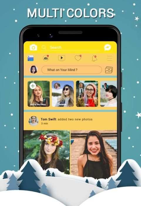 Multi Color For Facebook New Themes 2019 स्क्रीनशॉट 1