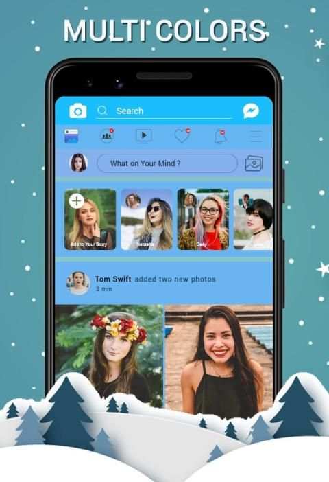 Multi Color For Facebook New Themes 2019 स्क्रीनशॉट 2