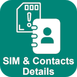 Sim &amp; Contact Details आइकन