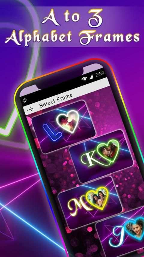 Lighting Text Photo Frame : Lighting Text Effect screenshot 5