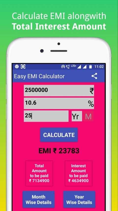 Easy EMI Calculator screenshot 4