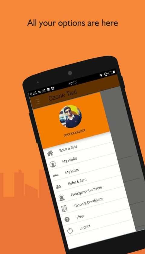 Ozone Taxi - Auto Taxi, Bike, Car Service स्क्रीनशॉट 6