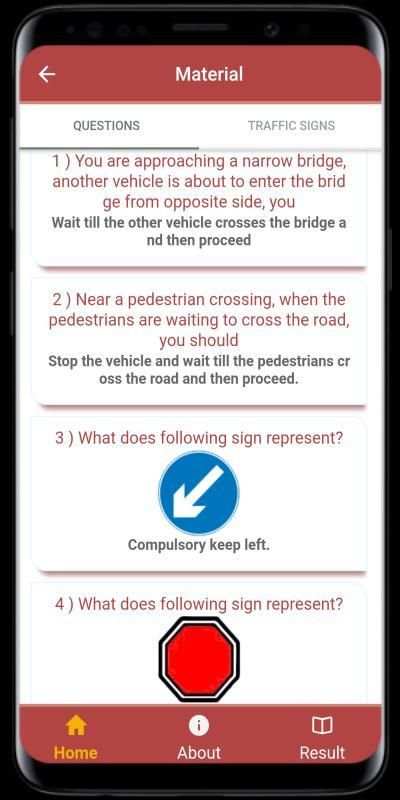 RTO Exam - Driving Licence Test स्क्रीनशॉट 4