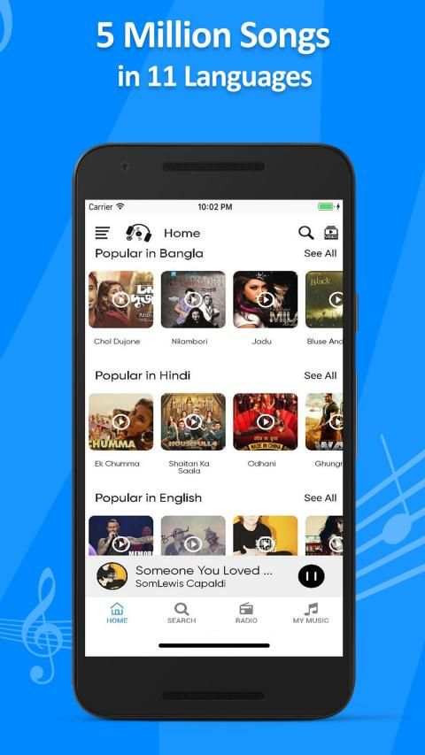 Radio 2fun Music- Bangla Hindi English Mp3 Songs screenshot 3