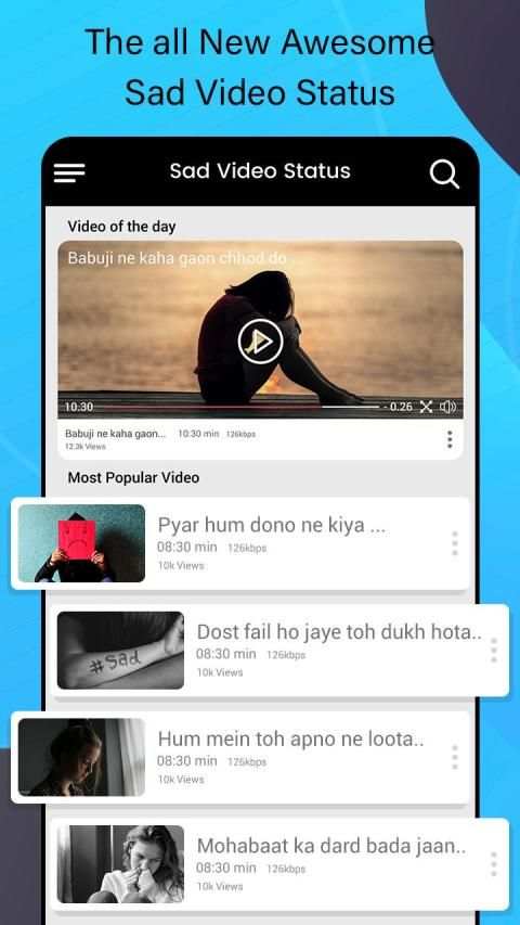 Sad Video Status Maker - Using Photo स्क्रीनशॉट 4
