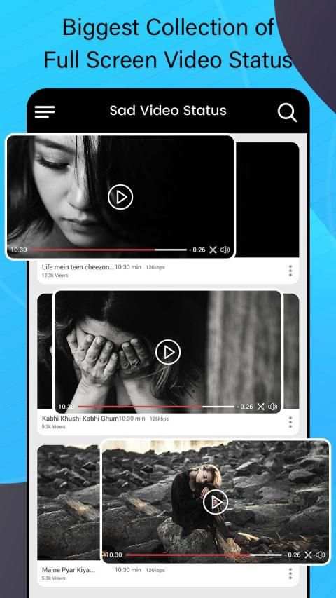 Sad Video Status Maker - Using Photo स्क्रीनशॉट 3