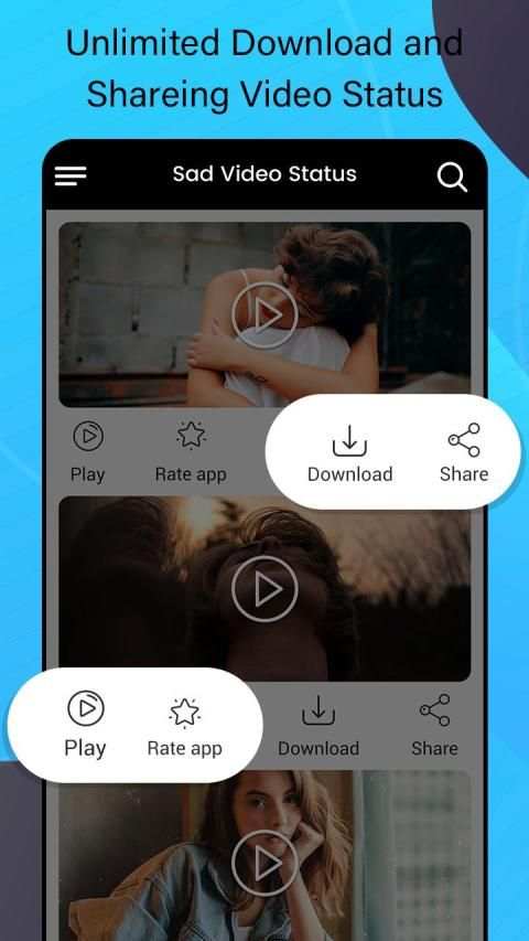 Sad Video Status Maker - Using Photo स्क्रीनशॉट 1