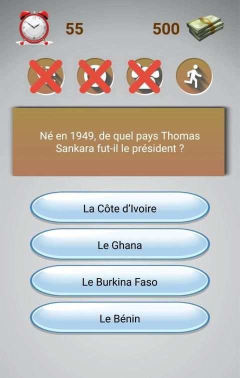 Afrique Millionnaire Quizz screenshot 3