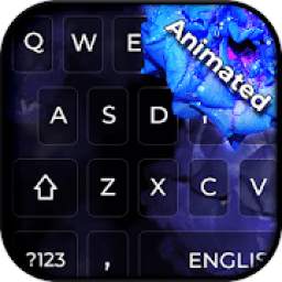 Animated Colorful Flower Keyboard