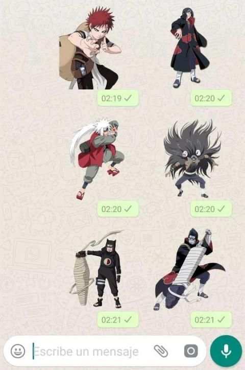 Stickers Naruto para WhatsApp screenshot 4