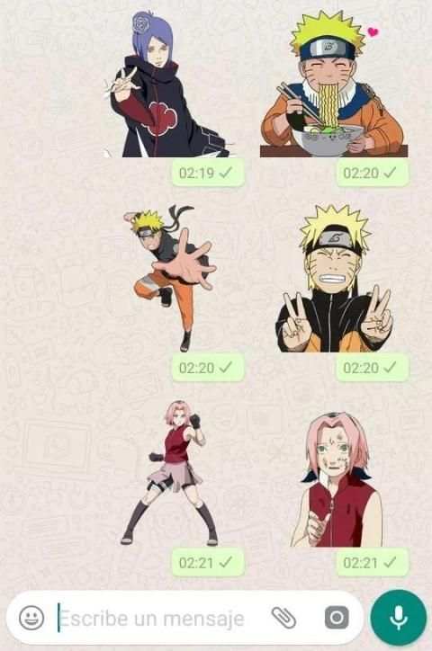 Stickers Naruto para WhatsApp screenshot 3