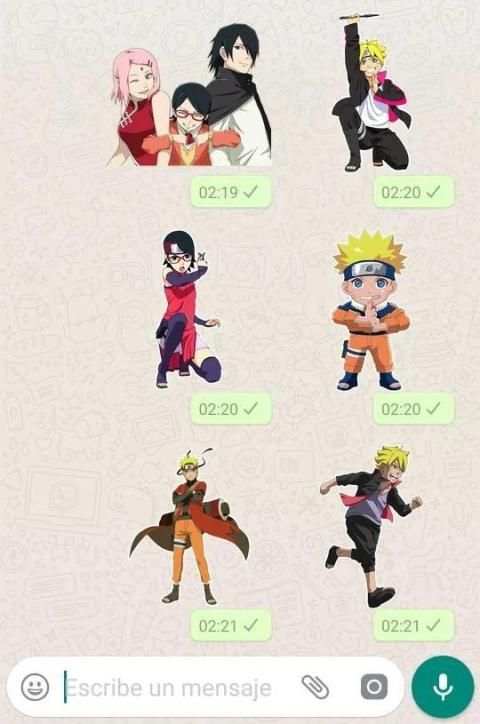 Stickers Naruto para WhatsApp screenshot 2