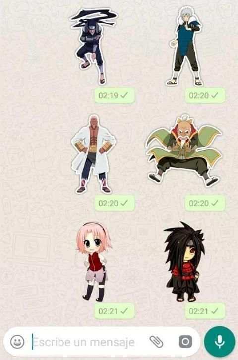 Stickers Naruto para WhatsApp screenshot 6