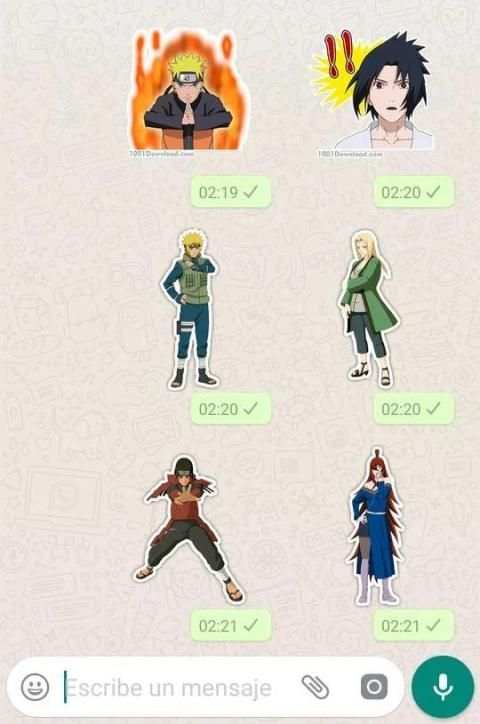 Stickers Naruto para WhatsApp screenshot 1