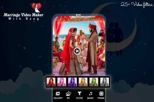 Marriage Video Maker with Song स्क्रीनशॉट 2