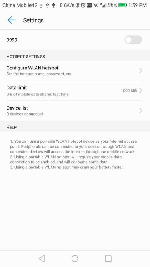 Enable Tethering स्क्रीनशॉट 4