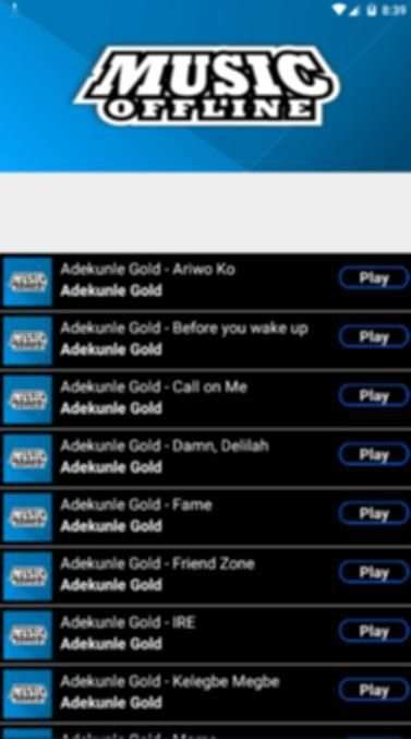 Adekunle Gold All Song - No Internet screenshot 3