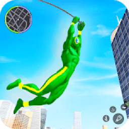 Amazing Rope Hero Gangster - Police Crime City आइकन