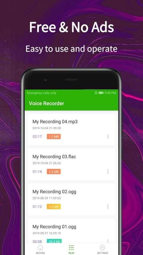 Voice Recorder - Audio Recorder & Sound Recorder स्क्रीनशॉट 2