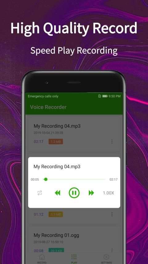Voice Recorder - Audio Recorder & Sound Recorder स्क्रीनशॉट 4