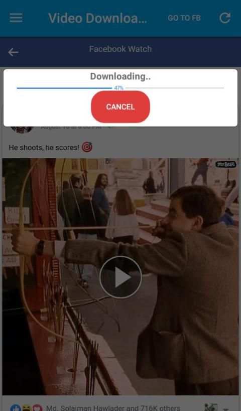 Video Downloader For Facebook-2020 स्क्रीनशॉट 5