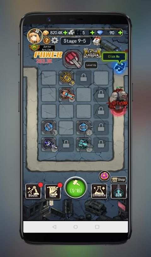 Zombie War - Merge TD screenshot 4