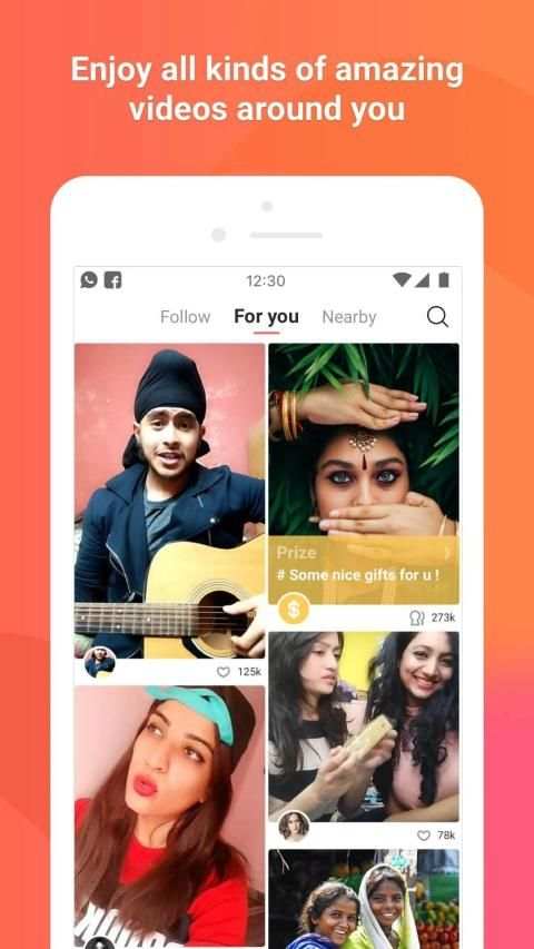 Vaka - Trending 、Funny Video & Video Editor screenshot 2