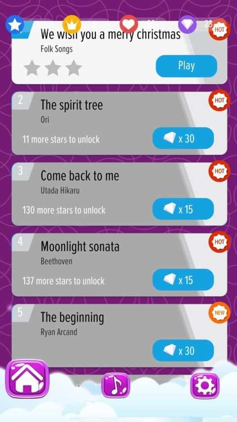 Piano púrpura screenshot 1