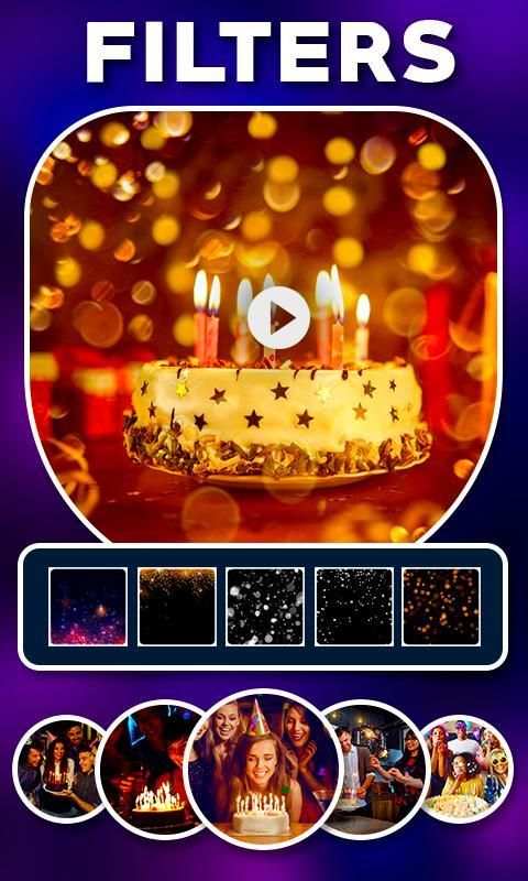 Happy Birthday Video Maker screenshot 4