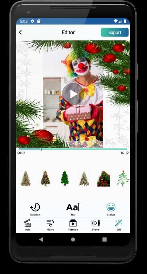 Xmax Video Maker / Christmas Video Editor screenshot 4