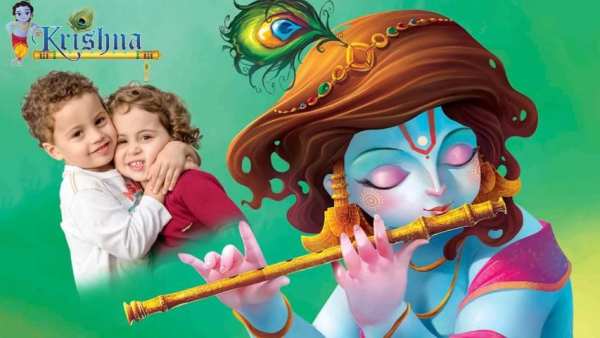 Little Krishna Photo Frame 2019 स्क्रीनशॉट 4