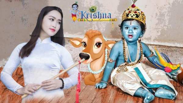 Little Krishna Photo Frame 2019 स्क्रीनशॉट 5