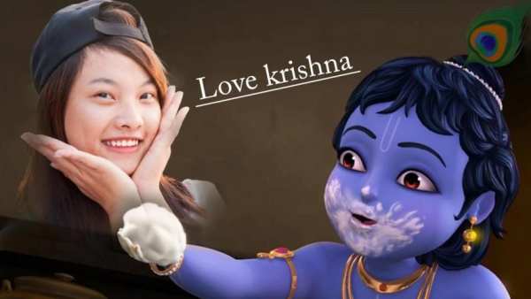 Little Krishna Photo Frame 2019 स्क्रीनशॉट 2
