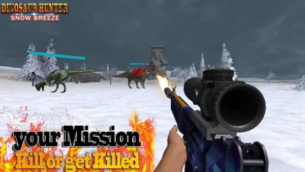 Dinosaur Hunter - Snow Breeze स्क्रीनशॉट 12