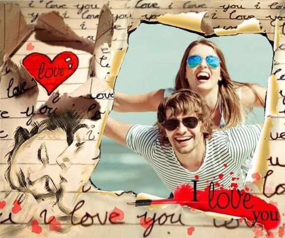 Romantic Photo Frames स्क्रीनशॉट 3