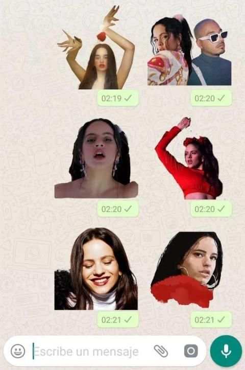 Stickers de la Rosalía para WhatsApp screenshot 3
